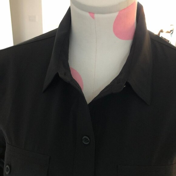 Eddie Bauer Departure 2.0 Classic Fit Casual Lg Sleeve Shirt UPF 50+ Navy Sz M - Picture 6 of 11